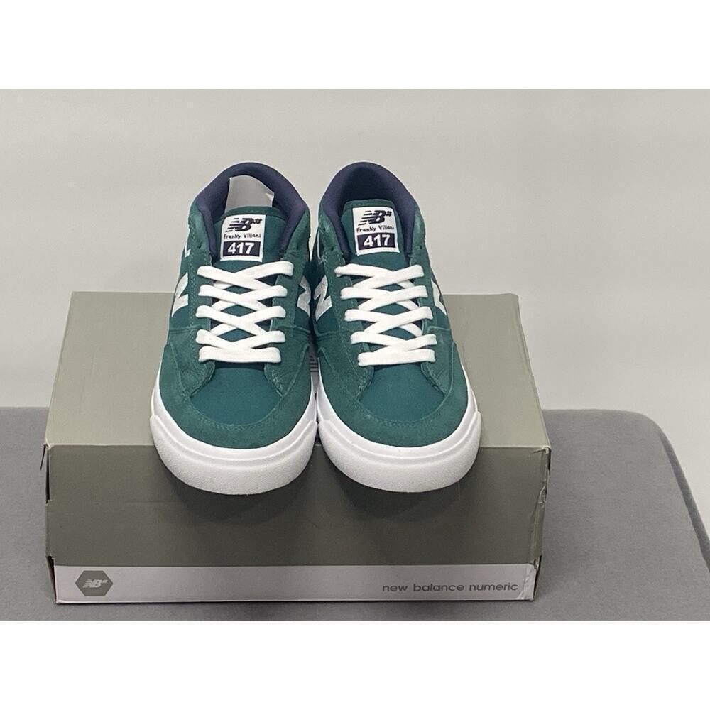 New Balance Men’s Franky Villani x Numeric 417 Shoes Sz 9 Vintage‎ Teal White